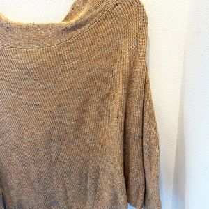 Boat Neck mustard/beige Free People Sweater